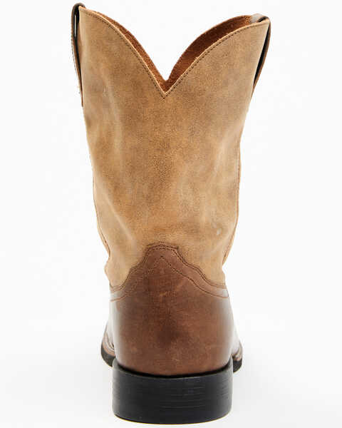 Image #5 - Smoky Mountain Men's Waylon Western Boots - Square Toe, Brown, hi-res