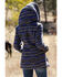 Cruel Girl Girls' Southwestern Patterned Tweed Coat , Blue, hi-res