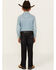 Image #3 - Wrangler Retro Little Boys' Dark Wash Dax Slim Bootcut Jeans, Dark Wash, hi-res