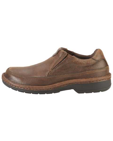 Image #3 - Roper Nubuck Opanka Slip-On Shoes, Brown, hi-res
