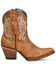 Image #2 - Corral Women's Embroidered Western Fashion Booties - Pointed Toe, Gold, hi-res