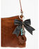 Image #1 - Shyanne Denim Bow Lucky Horseshoe Bag Charm, Blue, hi-res