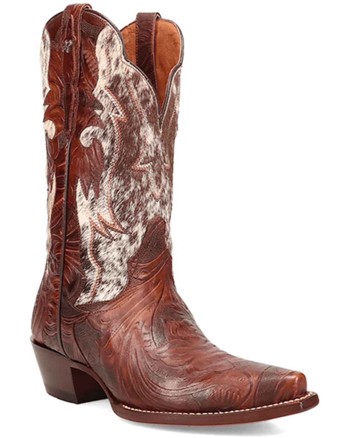 Image #1 - Dan Post Women's Andrinna Western Boots - Snip Toe, Brown, hi-res