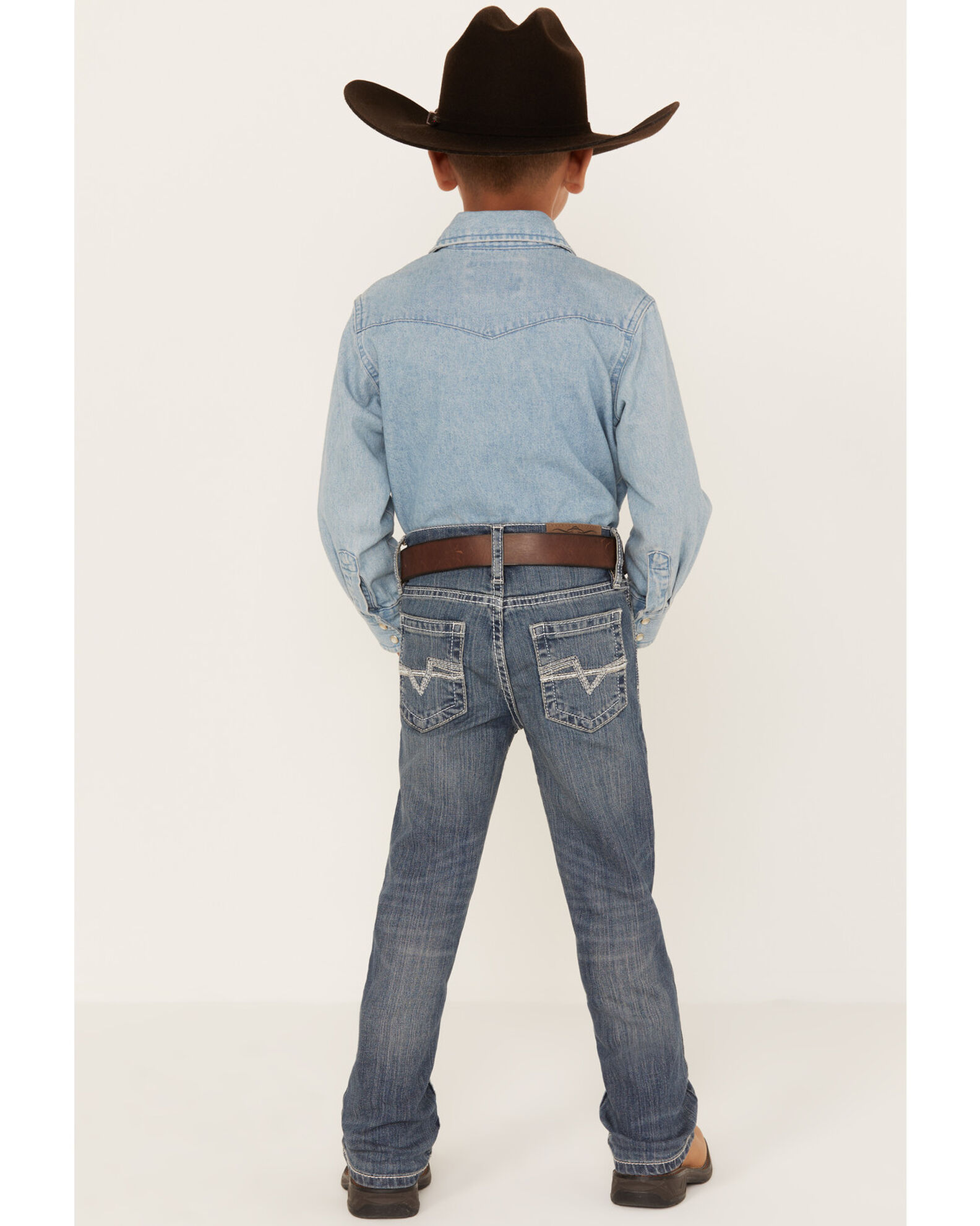 Cody James Boys' Stone Cold Wash Slim Boot Stretch Jeans - Size 4-8