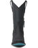 Image #4 - Lane Women's Plain Jane Midi Western Boots - Round Toe, Black, hi-res
