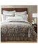 Image #1 - HiEnd Accents Gray Abbie Western Paisley Reversible 2-Piece King Quilt Set, Grey, hi-res