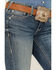Image #2 - Ariat Women's Medium Wash Mid Rise Michela Straight Stretch Jeans, Medium Wash, hi-res