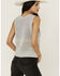 Image #4 - Sadie & Sage Women's Striped Sweater Tank, Grey, hi-res