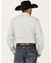 Image #4 - Gibson Trading Co Men's Pavement Medallion Print Long Sleeve Pearl Snap Western Shirt, Light Blue, hi-res