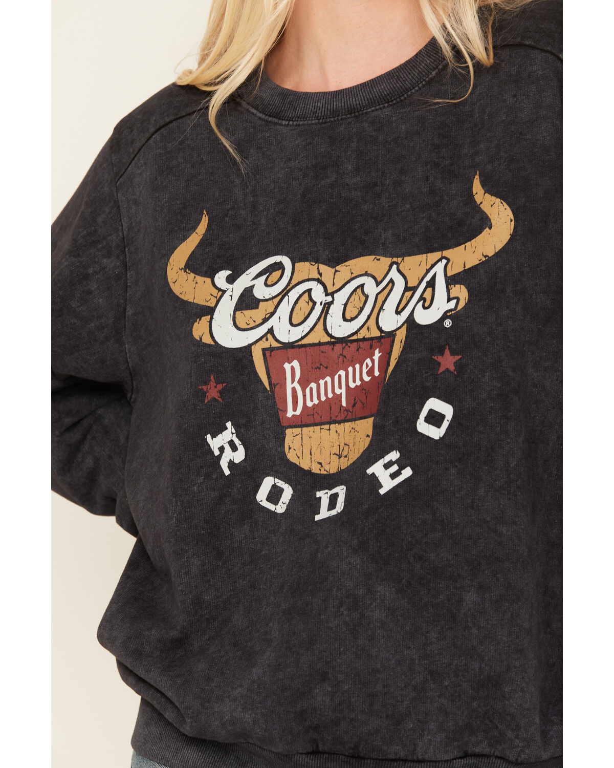 Image #3 - Coors Women's Banquet Logo Graphic Crewneck Sweatshirt, Black, hi-res