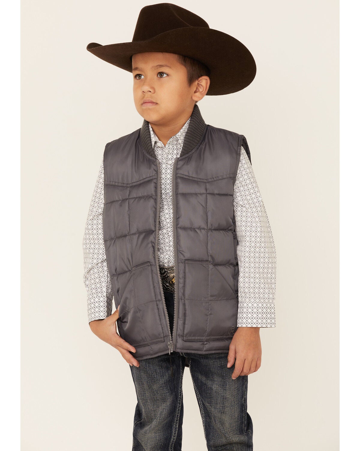 roper down vest