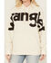 Image #3 - Wrangler Retro Women's Large Logo Hoodie, Cream, hi-res