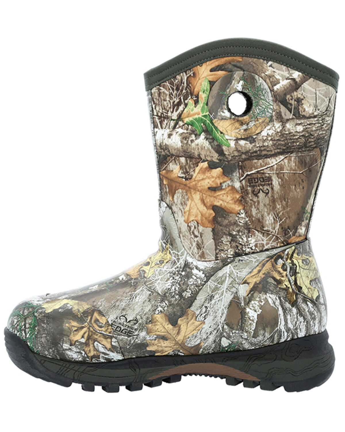 Image #3 - Rocky Boys' Spike Waterproof 400G Insulated Rubber Boots, Camouflage, hi-res