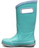Image #3 - Bogs Girls' Rainbow Glitter Rainboots, Aqua, hi-res