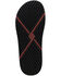 Image #7 - Twisted X Women's Flip Flops, Black, hi-res