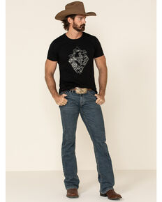 Cody James Core Men's High Roller Top Tier Medium Wash Stretch Slim Bootcut Jeans , Blue, hi-res