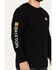 Image #3 - Brixton Men's Beta II Long Sleeve Standard T-Shirt, Black, hi-res