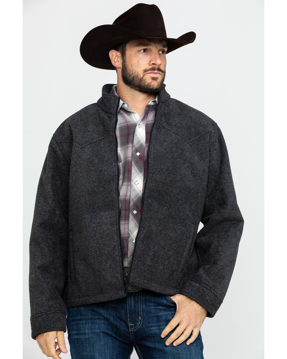 Image #1 - Outback Trading Co. Men's Oregon Jacket, Charcoal, hi-res