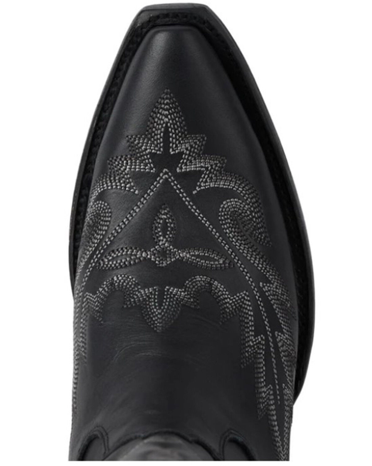 Image #6 - Lane Women's Lexington Over The Knee Corset Western Boots - Snip Toe, Jet Black, hi-res