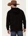 Rock & Roll Denim Men's Solid Logo Hooded Sweatshirt - Black, Black, hi-res
