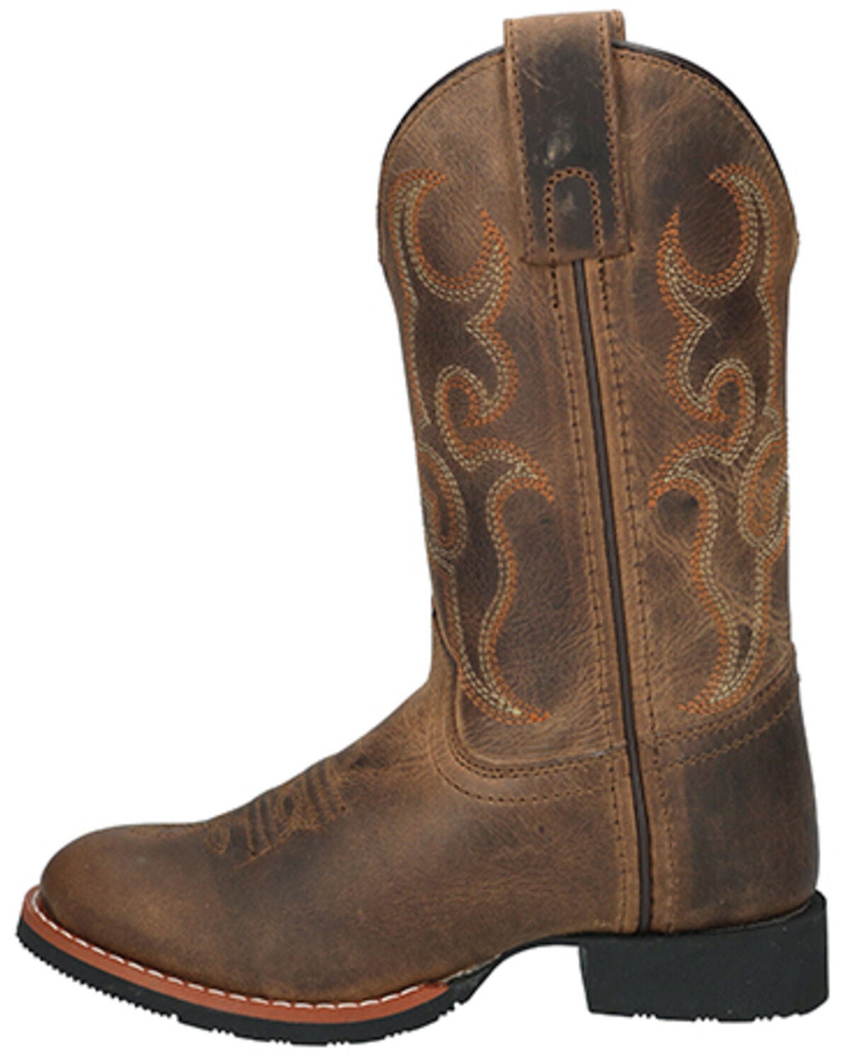 Image #3 - Smoky Mountain Little Boys' Showdown Western Boots - Round Toe, Brown, hi-res