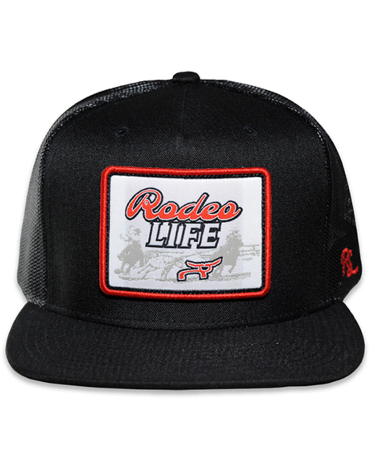 Image #3 - Ropesmart Men's Rodeo Life Ball Cap, Black, hi-res