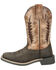 Image #3 - Smoky Mountain Boys' Desperado Western Boots - Broad, Dark Brown, hi-res