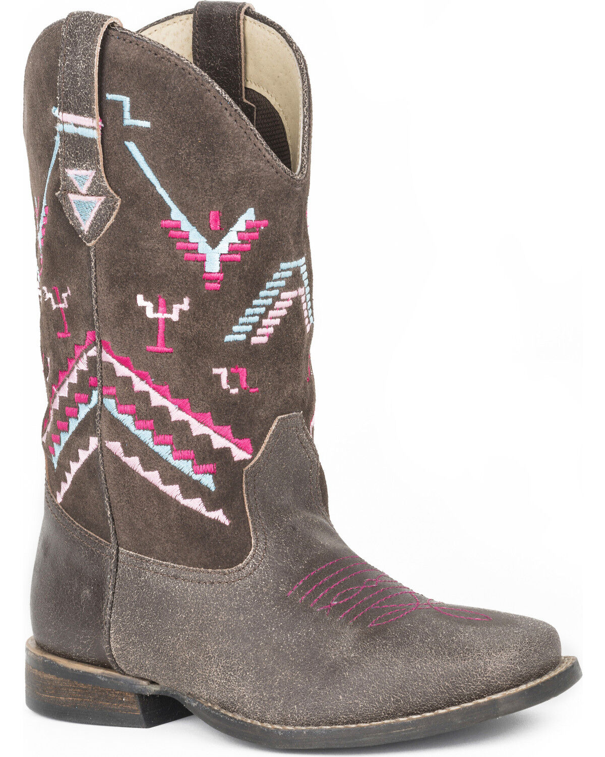 grey suede cowboy boots
