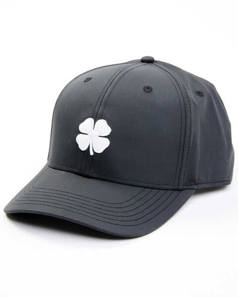 Black Clover Men's Cool Luck Logo Solid Ball Cap , Black, hi-res
