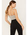 Image #4 - Miss Me Women's Sequin Cropped Tank Top, Silver, hi-res