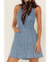 Image #3 - Free People Women's Sami Denim Mini Dress, Blue, hi-res