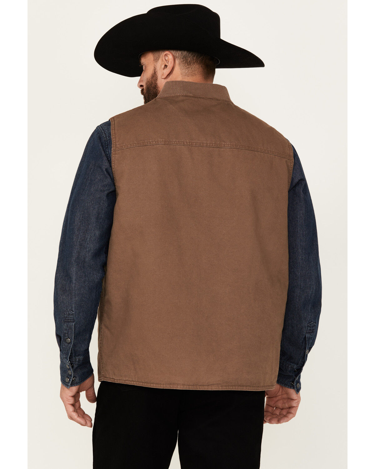 Wrangler Men's Harvest Quilted Lined Zipper Vest - Country Wrangler Men's Harvest Quilted Lined Zipper Vest - Country