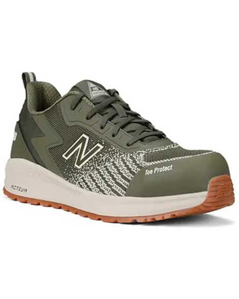New Balance Men's Speedware Lace-Up Work Shoes - Composite Toe, Olive, hi-res