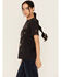 Image #2 - Idyllwind Women's Western Icon Printed Short Sleeve Graphic Tee, Black, hi-res