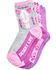 Image #2 - Leg Apparel Kids' 3-Pack Pink & Purple Desert Life Southwestern Longhorn Crew Socks, Purple, hi-res