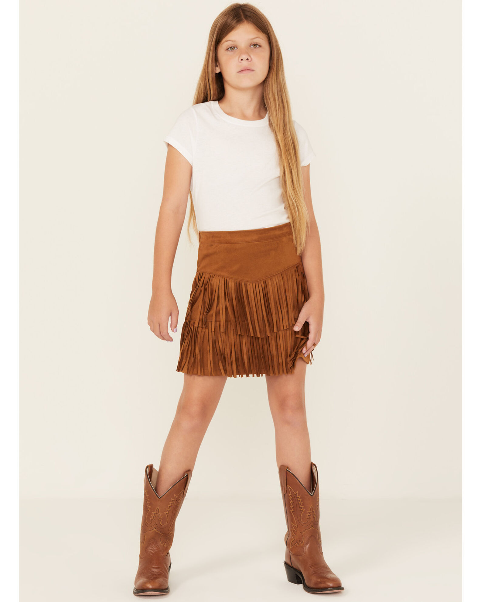 Ladies faux suede skirt best sale