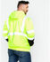 Image #2 - Hawx Men's Soft Shell High-Visibility Safety Jacket - Big & Tall, Yellow, hi-res