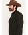 Image #2 - Kimes Ranch Men's Micro Checkered Long Sleeve Button-Down Western Shirt, Green, hi-res