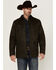 Image #1 - Cody James Men's Road Dust Washed Oil Skin Long Jacket - Tall, Brown, hi-res