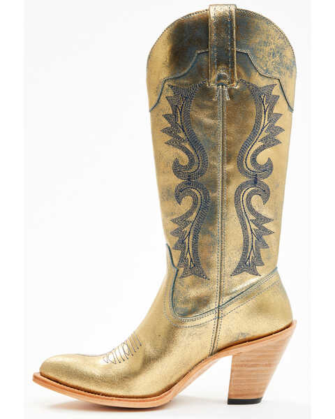Image #3 - Shyanne Women's Sass Western Boots - Pointed Toe, Gold, hi-res