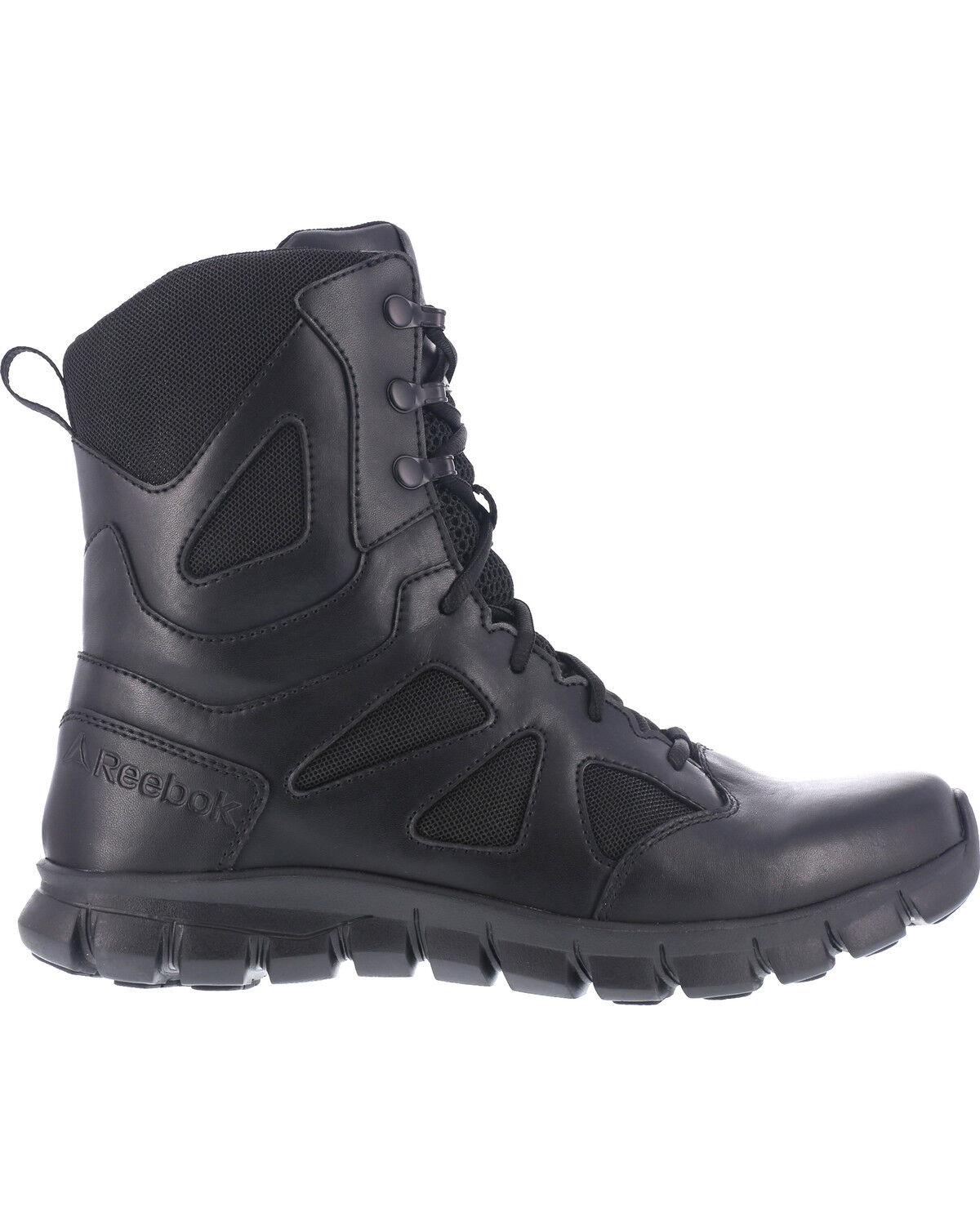 Image #3 - Reebok Women's 8" Sublite Cushion Tactical Boots, Black, hi-res