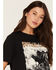 Image #2 - Idyllwind Women's Outlaw Living Short Sleeve Graphic Tee, Black, hi-res