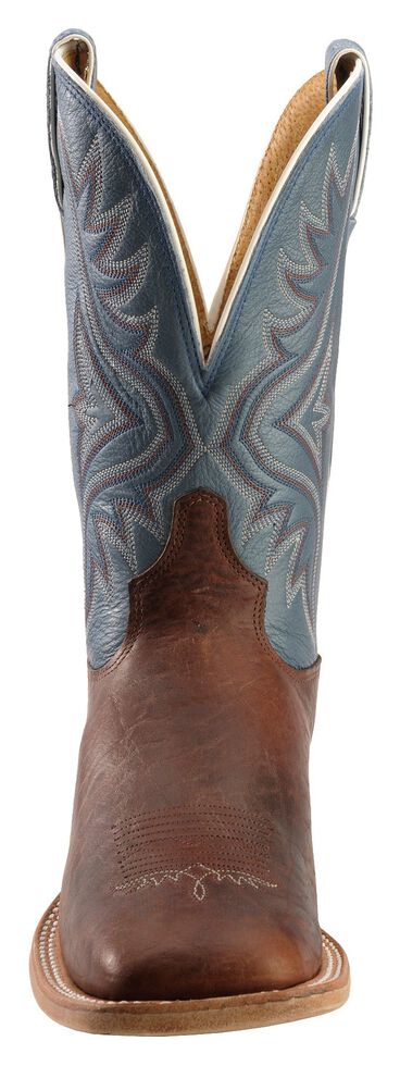 Tony Lama Americana Cowboy Boots - Square Toe, Pecan, hi-res