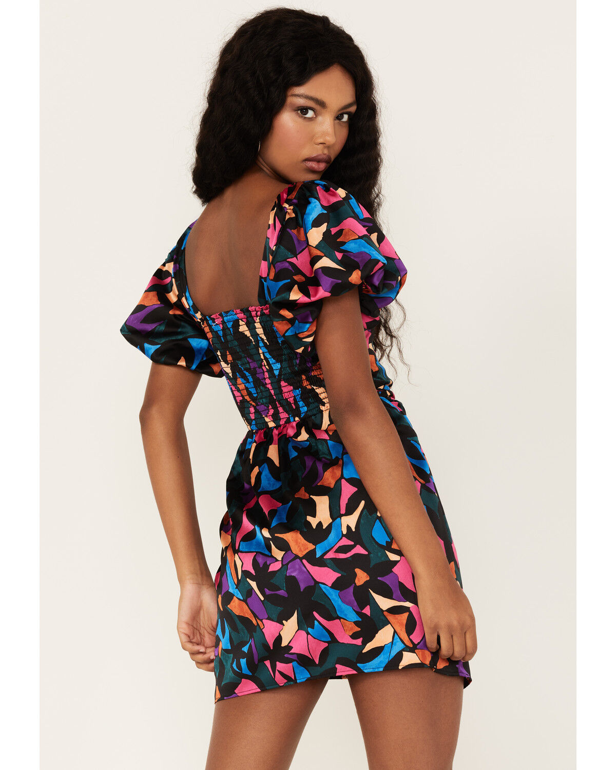 Image #4 - Show Me Your Mumu Women's Danielle Mosaic Print Mini Dress, Multi, hi-res