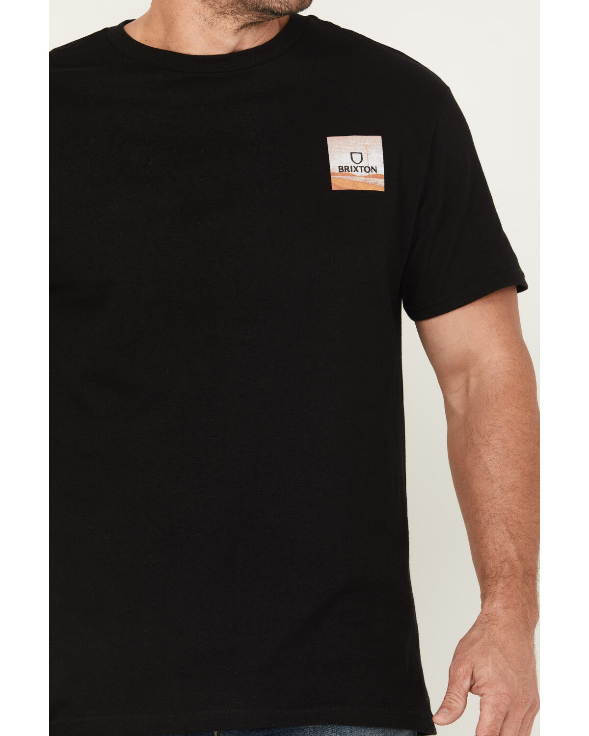 Image #4 - Brixton Men's Alpha Square Short Sleeve Graphic T-Shirt, Black, hi-res