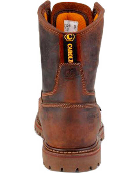 Image #7 - Carolina Men's Waterproof Work Boots - Composite Toe, Brown, hi-res