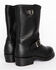 Brothers & Sons Men's Engineer Motorcycle Boots - Round Toe, Black, hi-res