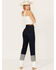 Image #3 - Ariat Women's Ultra Jazmine High Rise Straight Crop Jean, Dark Wash, hi-res