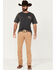 Image #1 - Ariat Men's Dark Khaki Grizzly Slim Straight Stretch Denim Jeans, Beige, hi-res