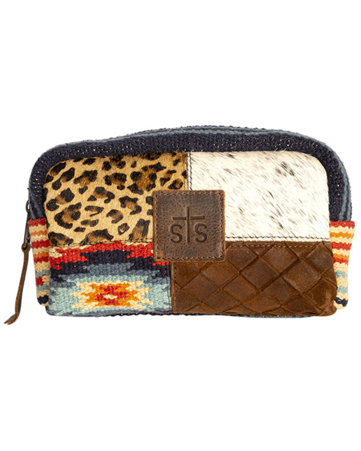 Image #1 - STS Ranchwear By Carroll Women's Chaynee Mountain Cosmetic Bag, Brown, hi-res